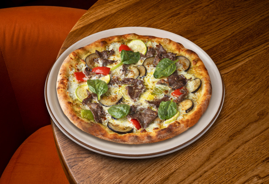 Пицца с говядиной